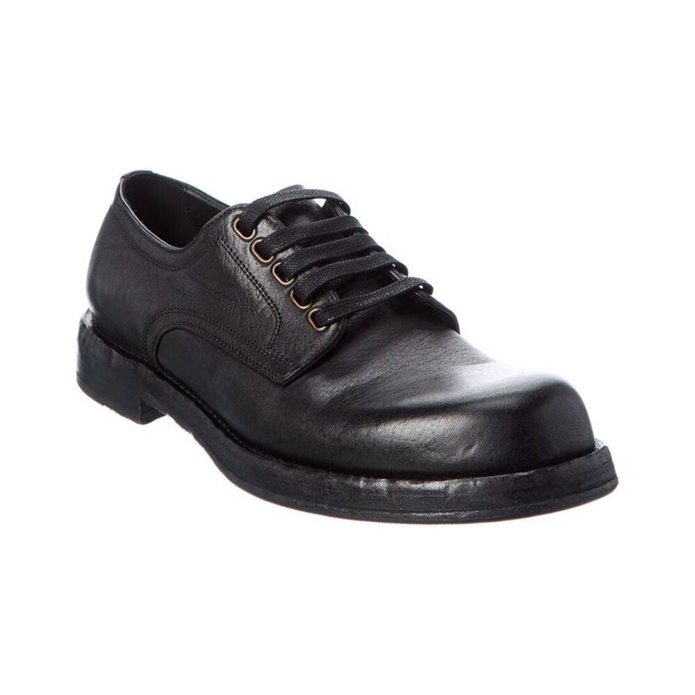 Dolce & Gabbana Leather Oxford, Black